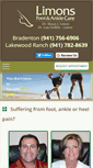 Mobile Screenshot of limonsfoot.com